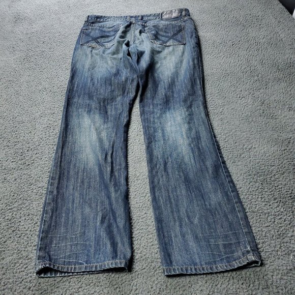 Kenneth Cole Reaction Straight Fit Jeans Mens Size 36x33 Measured Blue - Picture 4 of 10